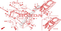 CADRE pour Honda CBR 1000 RR FIREBLADE BLACK de 2010