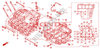 CARTER MOTEUR pour Honda CBR 1000 RR FIREBLADE ABS REPSOL de 2011