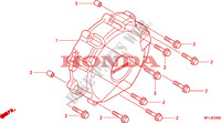 COUVERCLE DE GENERATEUR C.A.(CBR1000RR) pour Honda CBR 1000 RR FIREBLADE NOIRE de 2010