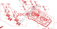 COUVRE CULASSE pour Honda CBR 1000 RR FIREBLADE ABS REPSOL de 2011