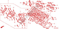 CULASSE pour Honda CBR 1000 RR FIREBLADE NOIRE de 2010
