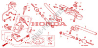 GUIDON   TE DE FOURCHE pour Honda CBR 1000 RR FIREBLADE ABS BLACK de 2011