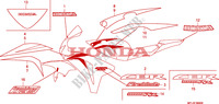 RAYURE/MARQUE(1) pour Honda CBR 1000 RR FIREBLADE ABS NOIRE de 2011