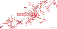 SILENCIEUX D'ECHAPPEMENT pour Honda CBR 1000 RR FIREBLADE ABS BLACK de 2011