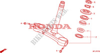 TE DE FOURCHE pour Honda CBR 1000 RR FIREBLADE BLACK de 2010
