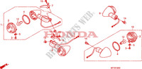 CLIGNOTANT pour Honda VT 1300 C de 2011