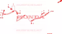 CONDUITE DE FREIN(VT1300CX) pour Honda VT 1300 C de 2011