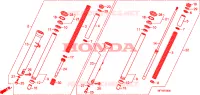 FOURCHE pour Honda VT 1300 C de 2011