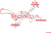 EMBLEME/MARQUE(VT1300CR/CRA) pour Honda VT 1300 C ABS de 2010