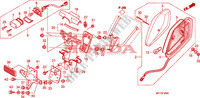 FEU ARRIERE/FEU D'IMMATRICULATION(VT1300CR/CRA) pour Honda VT 1300 STATELINE de 2011
