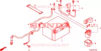BATTERIE pour Honda VFR 1200 F de 2010