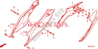 CARENAGES ARRIERE pour Honda CBF 1000 F ABS TS de 2011