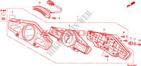COMPTEUR pour Honda CBF 1000 F ABS de 2010