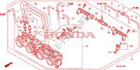 CORPS DE PAPILLON pour Honda CBF 1000 F ABS 98HP de 2011
