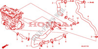 DURITE DE REFROIDISSEMENT pour Honda CBF 1000 F ABS 98HP de 2011