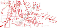 GUIDON   TE DE FOURCHE pour Honda CBF 1000 F ABS 98HP de 2011