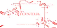 PEDALE pour Honda CBF 1000 F ABS TS de 2011