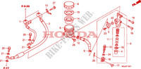 REAR BRAKE MASTERCYLINDER pour Honda CBF 1000 F ABS 98HP de 2011