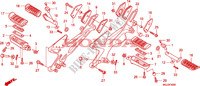 REPOSE PIED pour Honda CBF 1000 F ABS 98HP de 2011