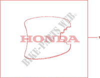 TAPIS TOP CASE 35L pour Honda CBF 1000 F de 2010