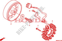 ALTERNATEUR pour Honda CBF 600 NAKED de 2011