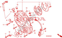 CARTER MOTEUR DROIT pour Honda CBF 600 FAIRING ABS 34HP de 2010