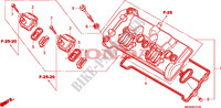 COUVRE CULASSE pour Honda CBF 600 FAIRING ABS 34HP de 2010