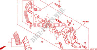 ETRIER DE FREIN AVANT(G.) (CBF600SA/NA) pour Honda CBF 600 NAKED ABS 34HP de 2010