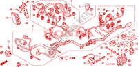 FAISCEAU DES FILS pour Honda CBF 600 FAIRING ABS de 2011