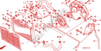 RADIATEUR pour Honda CBF 600 FAIRING ABS de 2011
