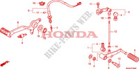SELECTEUR   PEDALE DE FREIN pour Honda CBF 600 FAIRING ABS de 2011