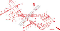 SILENCIEUX D'ECHAPPEMENT pour Honda CBF 600 NAKED ABS de 2010