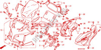 TETE DE FOURCHE pour Honda CBF 600 FAIRING ABS 34HP de 2010