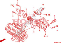 THERMOSTAT pour Honda CBF 600 FAIRING ABS 34HP de 2010