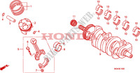 VILEBREQUIN   PISTON pour Honda CBF 600 FAIRING ABS de 2011