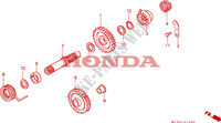 AXE DE KICK pour Honda CR 500 R de 1993