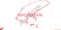 GARDE BOUE ARRIERE(CR500RM ) pour Honda CR 500 R de 1995