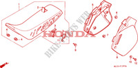 SELLE   CARENAGE (CR500RM ) pour Honda CR 500 R de 1996