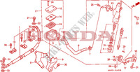 MAITRE CYLINDRE FREIN AR.(XL600VM/VN/VP/VR) pour Honda TRANSALP 600 34HP de 1995
