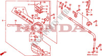 MAITRE CYLINDRE FREIN AV.(XL600VM/VN/VP) pour Honda TRANSALP 600 de 1992