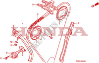 CHAINE DE DISTRIBUTION   TENDEUR pour Honda CBR 600 F 50HP de 1990