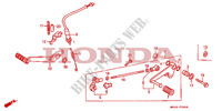 SELECTEUR   PEDALE DE FREIN pour Honda CBR 600 F 50HP de 1988