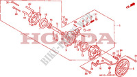 POMPE A HUILE pour Honda DOMINATOR 650 27HP de 1990