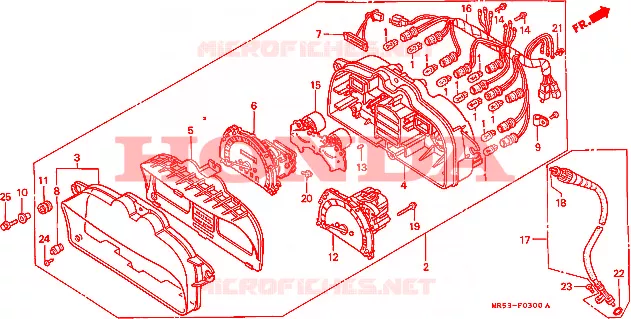 COMPTEUR Honda MOTO 800 PC800 1989  PC800K