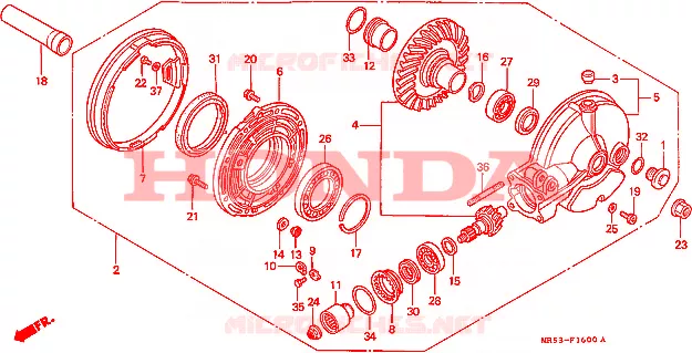 COUPLE CONIQUE Honda MOTO 800 PC800 1990  PC800L