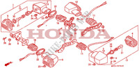 CLIGNOTANT(2) pour Honda RC30 750 de 1989