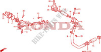 POMPE A EAU   THERMOSTAT pour Honda RC30 750 de 1989
