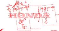 BEQUILLE pour Honda VFR 400 R3 de 1990