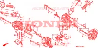 CARBURATEUR (PIECES CONSTITUTIVES) pour Honda VFR 400 R3 de 1990