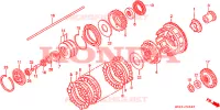 EMBRAYAGE pour Honda VFR 400 R3 de 1990